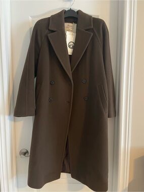 Aritzia Virgin Wool and Cashmere Coat